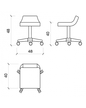 Стул мастера "Okumi Stream"