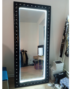 Парикмахерское зеркало "Гламур" с подсветкой