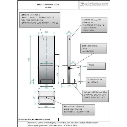 Многофункциональный рабочий туалет "FRAIM EXPO"
