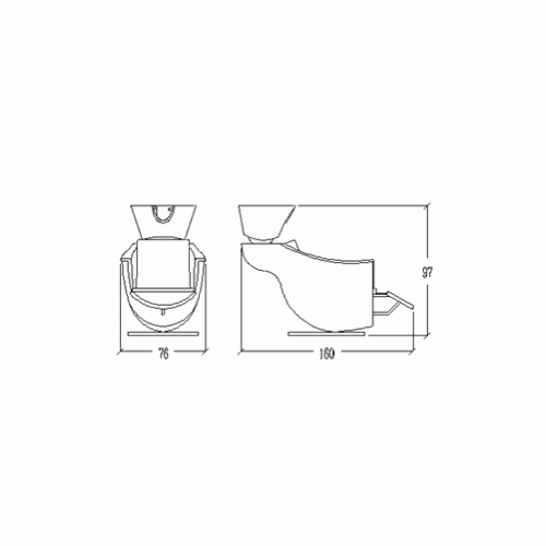 Мойка парикмахерская "POD MASSAGE"