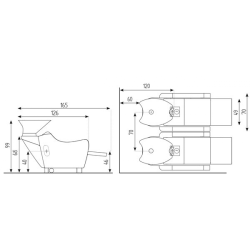 Мойка парикмахерская "WEN PRESTIGE - RELAX ELECTRIC FOOTREST"