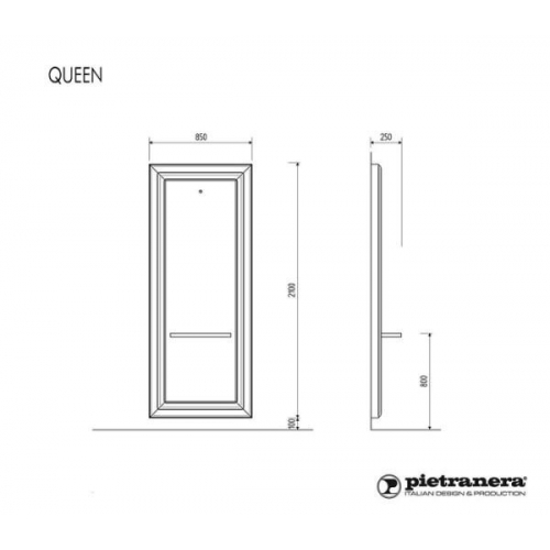 Зеркало парикмахерское "QUEEN"