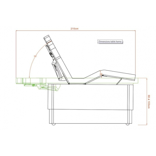 Кушетка массажная-трансформер "SPA"