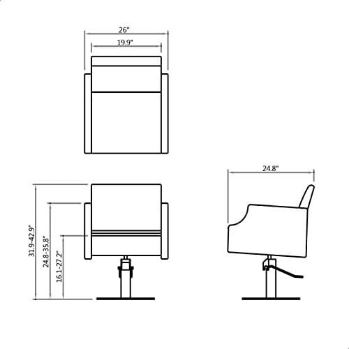 Кресло "Bene" парикмахерское