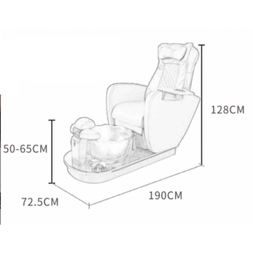 Педикюрное СПА-кресло "HZ-1019"