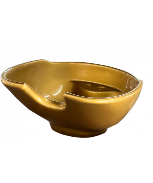 Парикмахерская глубокая раковина SUN&SPA "БРОСС" золотая + СЛИВ