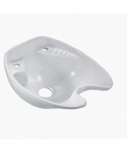 Парикмахерская средняя раковина SUN&SPA "ГАММА" белая + СЛИВ